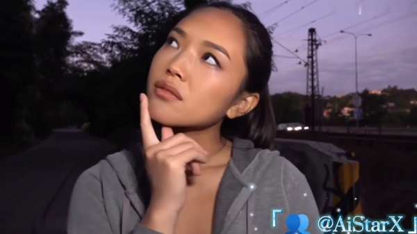 AI换脸舒淇被搭讪一点小费路边开啪